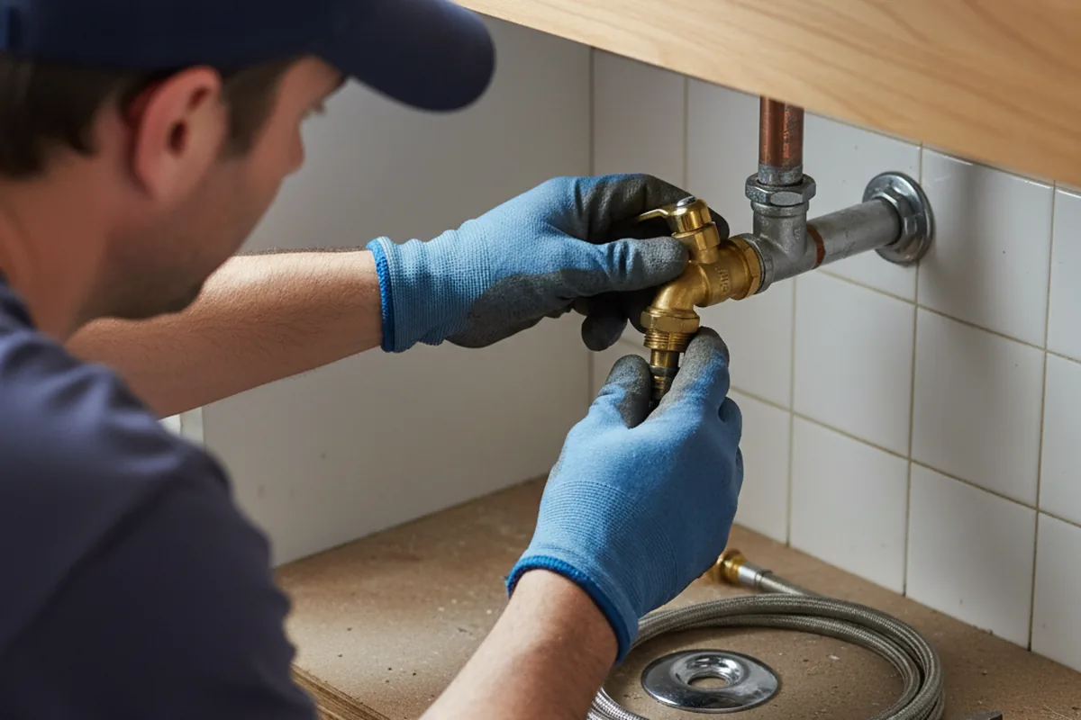 Shutoff valve and fitting work during Emergency Plumbing in Baldwin Park